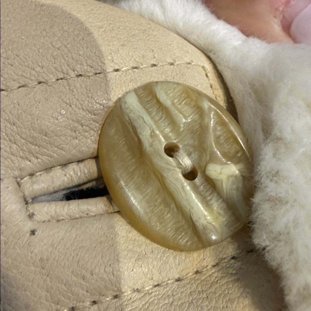 🤎 Vintage LLOYD ELLIOTS COUNTRY CLUB Authentic Shearling Leather & Fur Coat - Picture 9 of 12